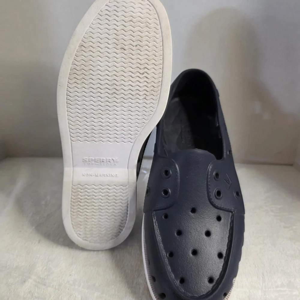 Sperry‎ Unisex Navy Slip-On Shoes, Mens 6, Womens 8